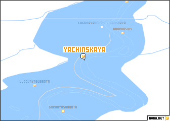 map of Yachinskaya