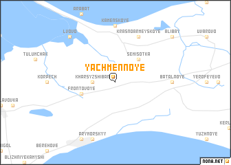 map of Yachmennoye