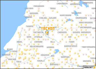 map of Ya-ch\
