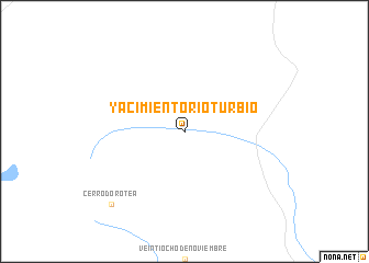 map of Yacimiento Río Turbio