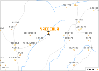 map of Yacoéoua