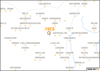 map of Yaco