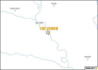 map of Yacumama