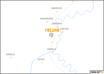 map of Yacuma