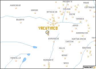 map of Yacutinco