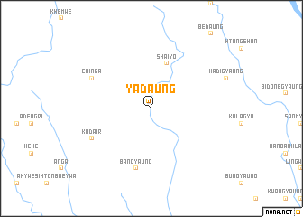 map of Yadaung