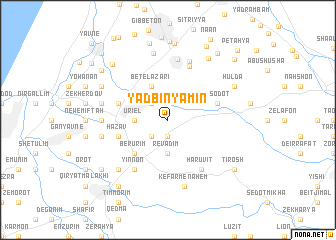 map of Yad Binyamin