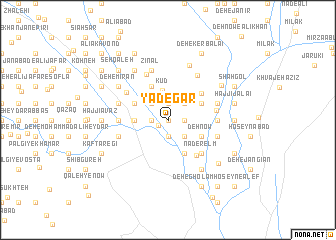 map of Yādegār