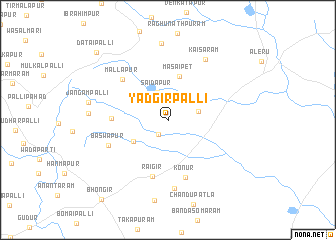 map of Yadgīrpalli