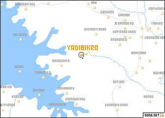 map of Yadibikro