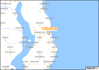 map of Yadinga