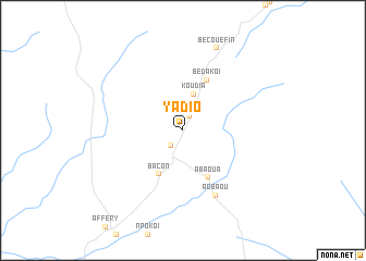 map of Yadio