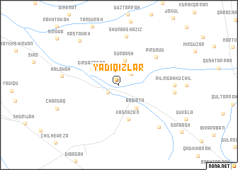 map of Yadī Qizlar