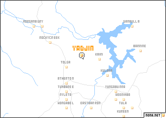 map of Yadjin