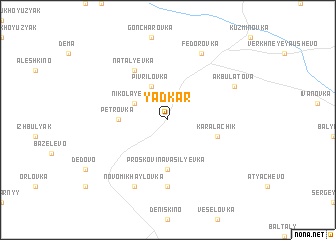 map of Yadkar\