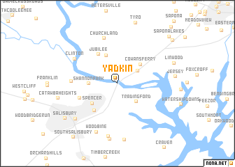 map of Yadkin