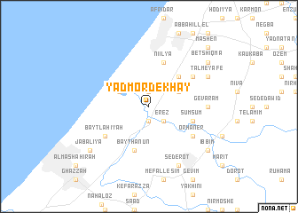 map of Yad Mordekhay