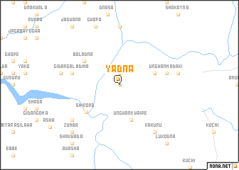 map of Yadna