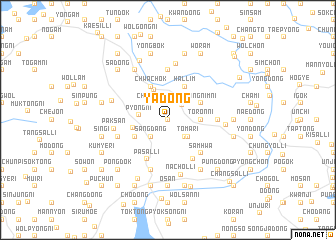 map of Ya-dong