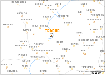 map of Ya-dong