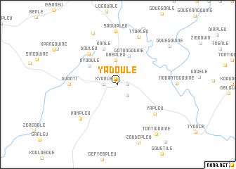 map of Yadoulé