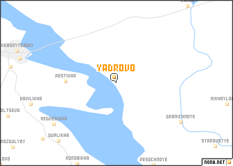 map of Yadrovo