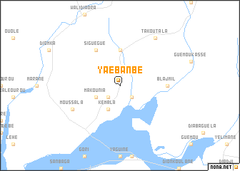 map of Yaébanbé