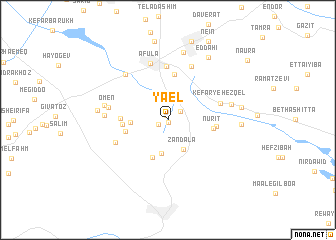 map of Ya‘el