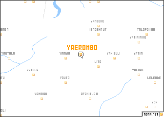 map of Yaerombo