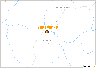 map of Yaete-Moke