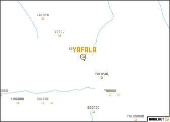 map of Yafala