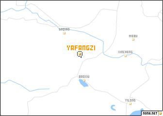 map of Yafangzi