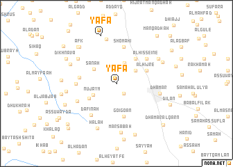 map of Yafa‘