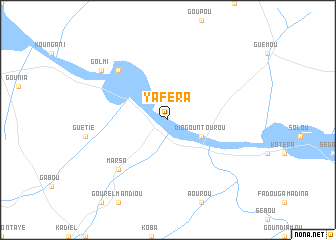 map of Yaféra