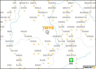 map of Yaffa