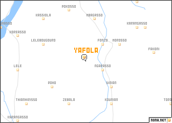 map of Yafola