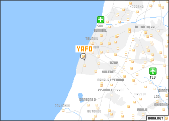 map of Yafo
