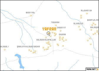 map of Yafran