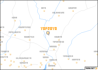 map of Yafraya