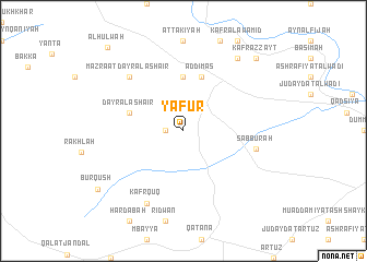 map of Ya‘fūr