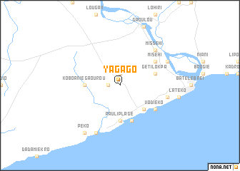 map of Yagago