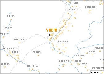 map of Yagai