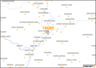 map of Yagam