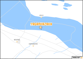 map of Yagankazakh