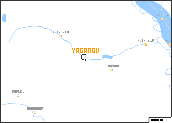 map of Yaganov