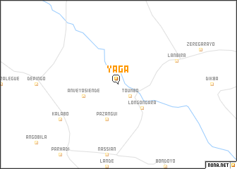 map of Yaga