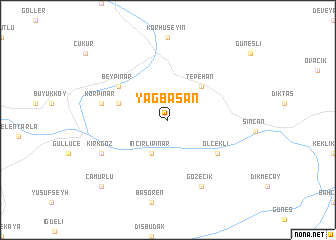 map of Yağbasan