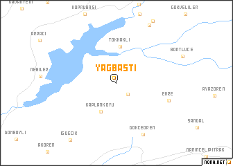 map of Yağbastı