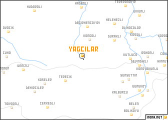 map of Yağcılar