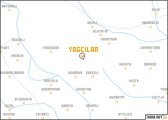 map of Yağcılar